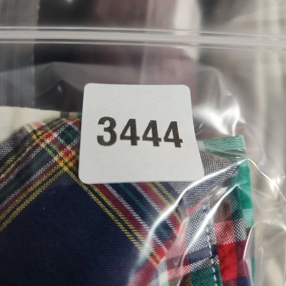 Ralph Lauren Plaid‎ Pony Logo Long Sleeve Button Down Shirt Youth Boy's Size XL